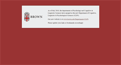 Desktop Screenshot of clps.brown.edu