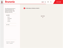 Tablet Screenshot of alumni.brown.edu