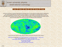 Tablet Screenshot of cmbr.physics.brown.edu