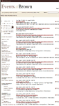 Mobile Screenshot of events.brown.edu