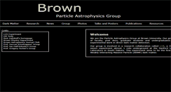 Desktop Screenshot of particleastro.brown.edu