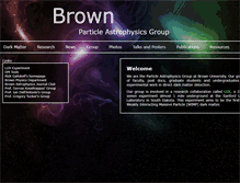 Tablet Screenshot of particleastro.brown.edu